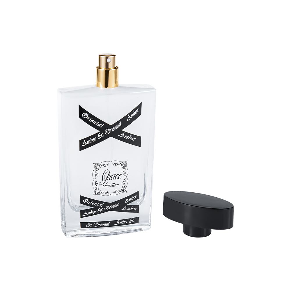 KY1418-WJ2088 Glazen parfumflesjesset van 100 ml met ABS-kunststof parfumdop