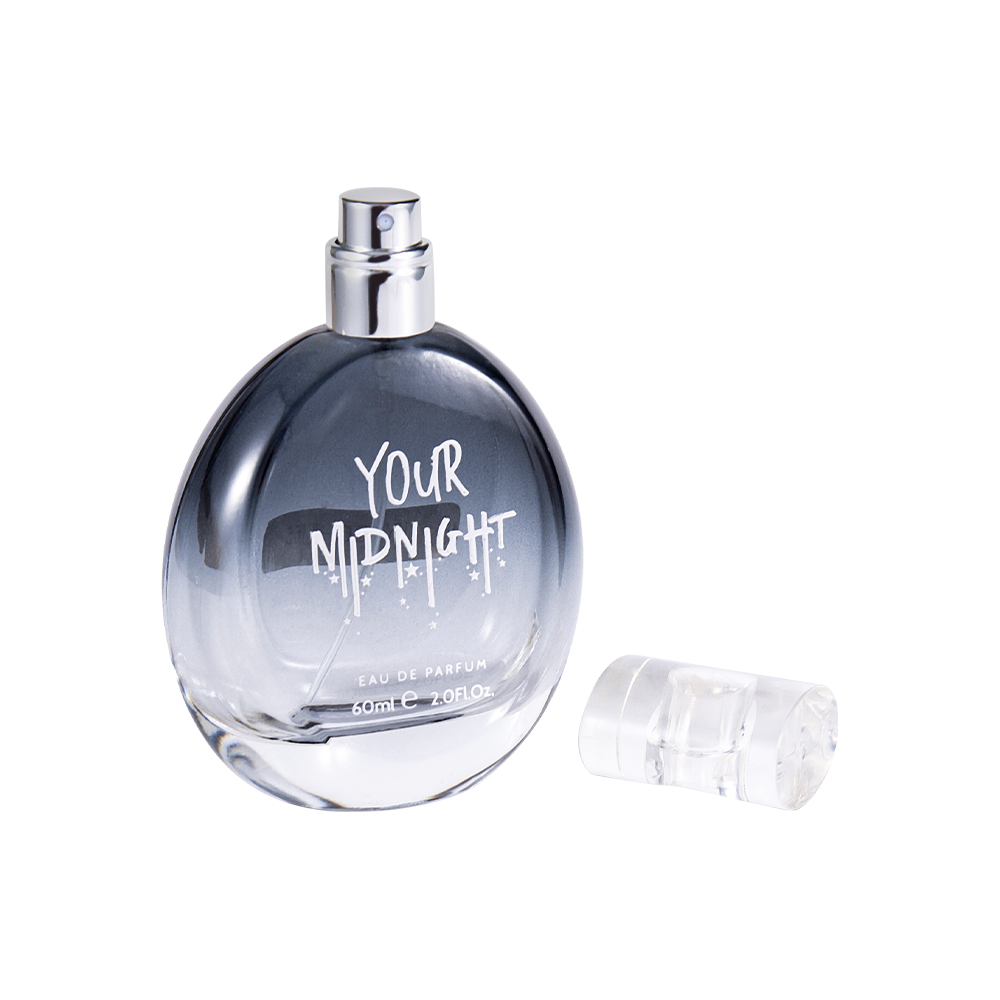 KY106-WJ65 50ML glazen parfumset met kleurverloop K harsdop