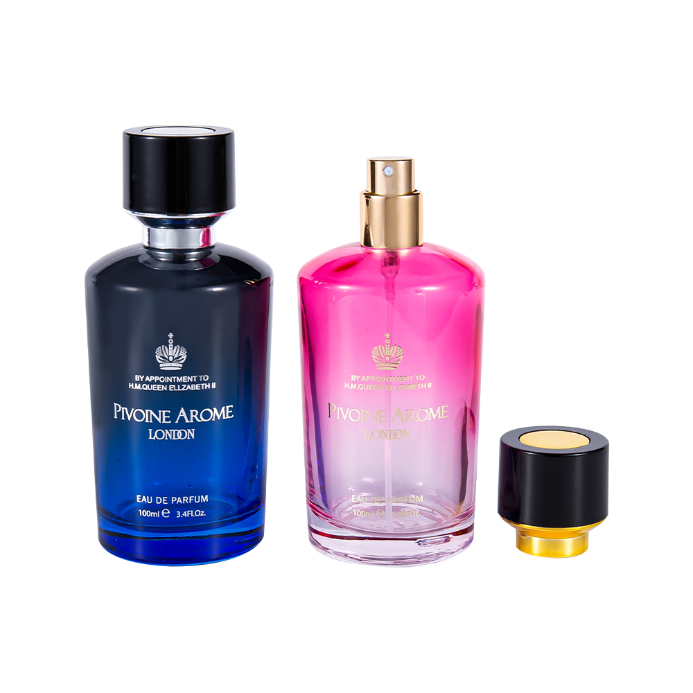 KY1596-WJ2390 100 ml glazen parfumflesjesset van hoge kwaliteit met ABS en PP parfumdop
